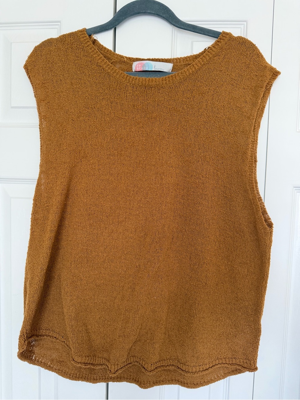 Free People sleeveless knit sweater